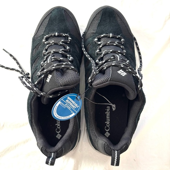 NWT Columbia Men\'s Crestwood Waterproof Black hiking Shoes SZ 10 main image 6